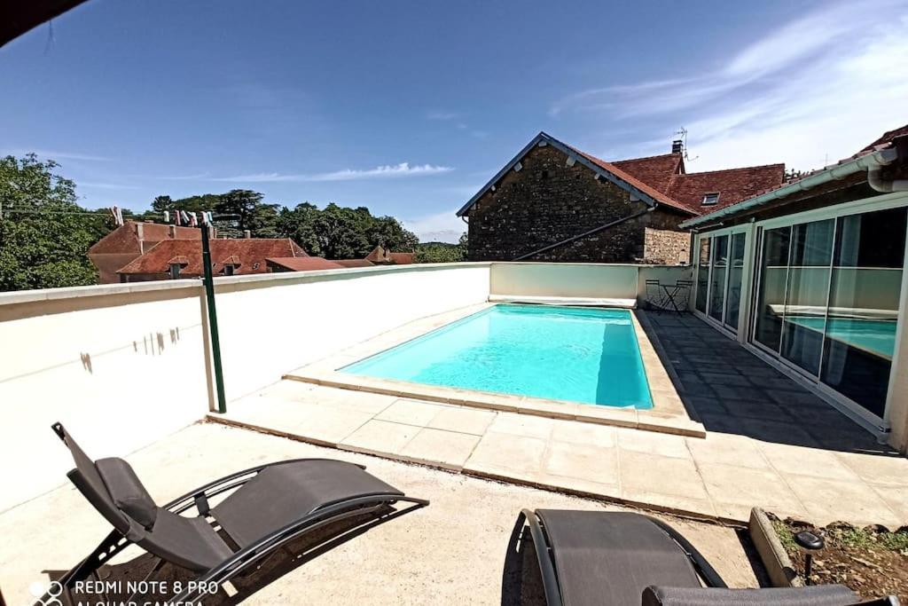 Jura - Maison De Village Entiere Avec Piscine Rotalier Exteriör bild
