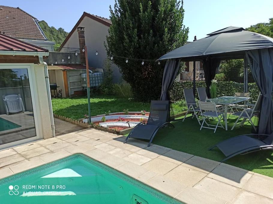 Jura - Maison De Village Entiere Avec Piscine Rotalier Exteriör bild